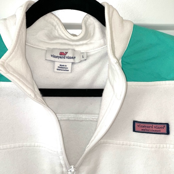 Vineyard Vines Women’s Quarter Zip Sweatshirt Size Large - Picture 7 of 14